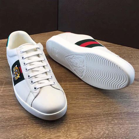 tenis branco gucci masculino|gucci men's trainers.